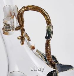 Semaxe 5 Piece Novelty Crystal Wine Glasses & Decanter For Wine Tasting