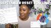 September Reset Routine Planning Your September Setting Goals Budgeting U0026 Favorites