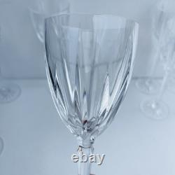 Set 10 Crystal D'Arques Style Durand Classic Wine Glasses Goblets 8 inches