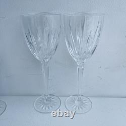 Set 10 Crystal D'Arques Style Durand Classic Wine Glasses Goblets 8 inches