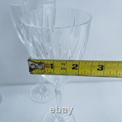 Set 10 Crystal D'Arques Style Durand Classic Wine Glasses Goblets 8 inches