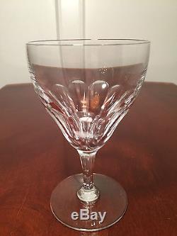 Set 11 Vintage Signed VAL ST LAMBERT Riviera Crystal Wine Water Goblets Glasses