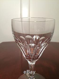 Set 11 Vintage Signed VAL ST LAMBERT Riviera Crystal Wine Water Goblets Glasses