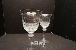 Set 2 St. Louis TOMMY Continental Wine Water Glass goblet stemware Saint pair