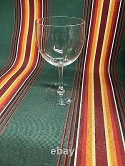 Set 4 Baccarat Crystal Montaigne Water Goblet 6 3/8 Genuine Logo Wine Glasses