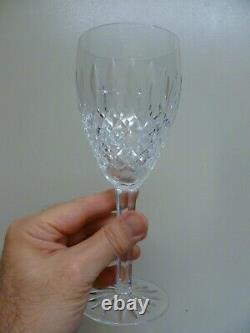 Set (4) Waterford Crystal CASTLEMAINE Claret 7 7/8 LARGE Wine Glasses HTF