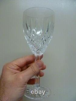 Set (4) Waterford Crystal CASTLEMAINE Claret 7 7/8 LARGE Wine Glasses HTF