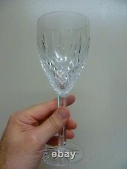 Set (4) Waterford Crystal CASTLEMAINE Claret 7 7/8 LARGE Wine Glasses HTF