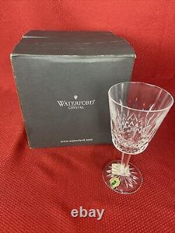 Set 4 Waterford Crystal Lismore 10 oz Stemmed Wine Goblets New in Box FREE SHIP