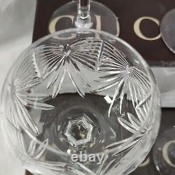 Set 4 Waterford Crystal Millenium Happiness Toasting Goblets Balloon Wine Glass