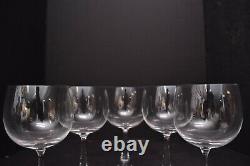 Set 5 Rosenthal Clairon Crystal White Wine Glasses Goblets Stemware Clear 7