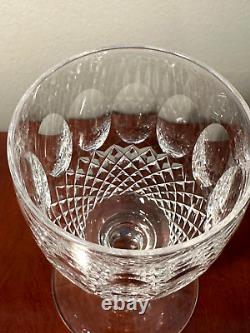 Set 5 Vtg WATERFORD CRYSTAL Colleen Short Stem 6 oz Claret Wine Glasses IRELAND