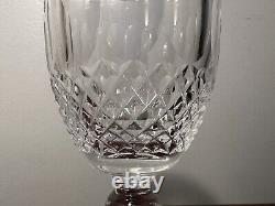 Set 5 Vtg WATERFORD CRYSTAL Colleen Short Stem 6 oz Claret Wine Glasses IRELAND