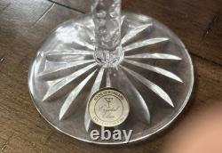 Set 6 Crystal Clear Industries Colored Hock Wine Goblets, Red, Blue and Green