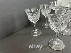 Set 6 Gorham Cherrywood Clear 5 5/8 Wine Glasses Goblets