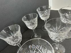 Set 6 Gorham Cherrywood Clear 5 5/8 Wine Glasses Goblets
