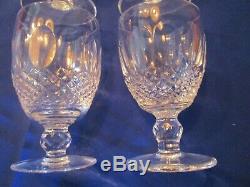 Set 6 Waterford Crystal Colleen water goblets 5 1/4 inch