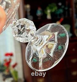 Set/ 8 BOHEMIA CRYSTAL Crystalex BELFAST 6.5 Water Goblets Wine Glass Ball Stem