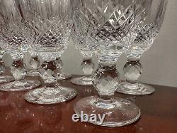 Set 8 Vtg WATERFORD CRYSTAL Colleen 2.5 oz Sherry Wine/Liqueur Glasses IRELAND