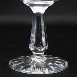 Set 8 Waterford Crystal Kylemore 6 Claret Wine Glasses Stems Goblets Old Mark