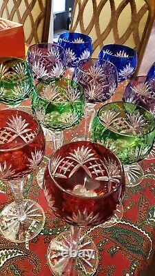 Set Of 12 Ajka Caroline Wine Goblets