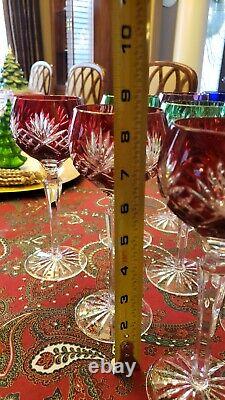 Set Of 12 Ajka Caroline Wine Goblets