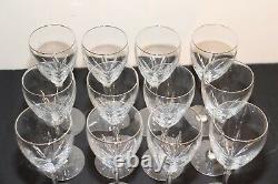 Set Of 12 Lenox Firelight Crystal Red Wine Glasses