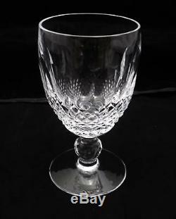 Set Of 12 Waterford Crystal, Colleen Short Stem Claret Wine Glasses 4-3/4 Tall