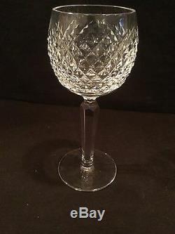 Set Of 12 Waterford Crystal Tall Wine Hocks In The Alana Pattern