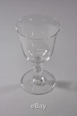 Set Of 2 Baccarat Crystal Provence Wine Glasses Stemware 6 3/8