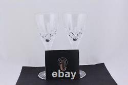 Set Of 2 Waterford Crystal Lismore 8-1/4 White Wine Glasses New In Box