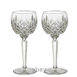 Set Of 2 Waterford Crystal Lismore Hock Wine Glasses, 6 Ounce