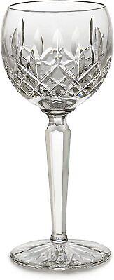 Set Of 2 Waterford Crystal Lismore Hock Wine Glasses, 6 Ounce