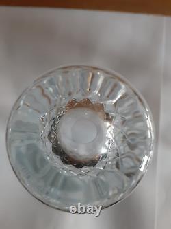 Set Of 2 Waterford Lismore Crystal Stemless Wine Glasses 6 tall 12 ounces