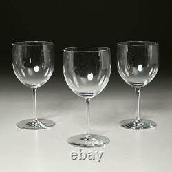 Set Of (3) Baccarat France Montaigne (non-optic) Claret Wine Glasses, 5.75
