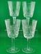 Set Of 4 1950's Waterford Lismore Claret Wine Glasses. 7 In. Excellent Cond
