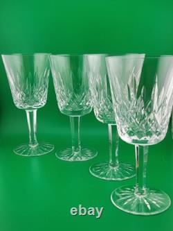 Set Of 4 1950's Waterford Lismore Claret Wine Glasses. 7 In. Excellent Cond