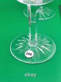 Set Of 4 1950's Waterford Lismore Claret Wine Glasses. 7 In. Excellent Cond