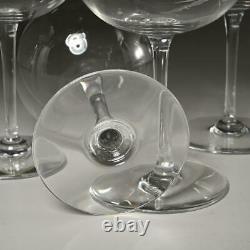 Set Of (4) Baccarat France Pavillon (chambertin) Wine Glasses, 6.75 (a)