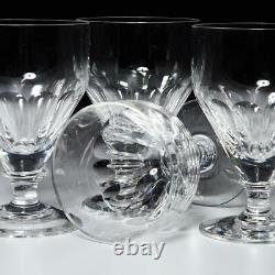 Set Of (4) Royal Brierley, England, Cut Crystal Wine Glasses, 5.5h
