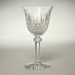 Set Of (4) Saint Louis Tommy Cut Crystal Burgundy Wine Glasses, 6.75 (b)