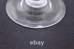 Set Of 4 Steuben Crystal Baluster Teardrop Stem 5 Wine Glasses