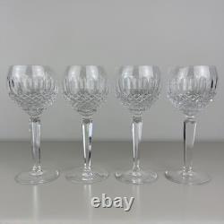 Set Of 4 Vintage Waterford Crystal Colleen Wine Hock Glasses 7 3/8