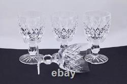 Set Of 4 Waterford Crystal Boyne Port Wine Glasses Mint