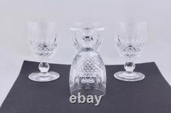 Set Of 4 Waterford Crystal Colleen 4-3/4 Claret Wine Glasses Mint