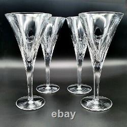 Set Of 4 Waterford Crystal LONDON Wine Glasses Flared Trumpet Retired