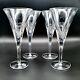 Set Of 4 Waterford Crystal LONDON Wine Glasses Flared Trumpet Retired