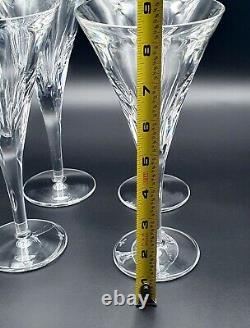 Set Of 4 Waterford Crystal LONDON Wine Glasses Flared Trumpet Retired