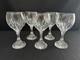 Set Of 5 Baccarat Crystal Massena 6-3/8 White Wine Goblets Glasses - Chips