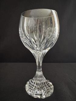 Set Of 5 Baccarat Crystal Massena 6-3/8 White Wine Goblets Glasses - Chips